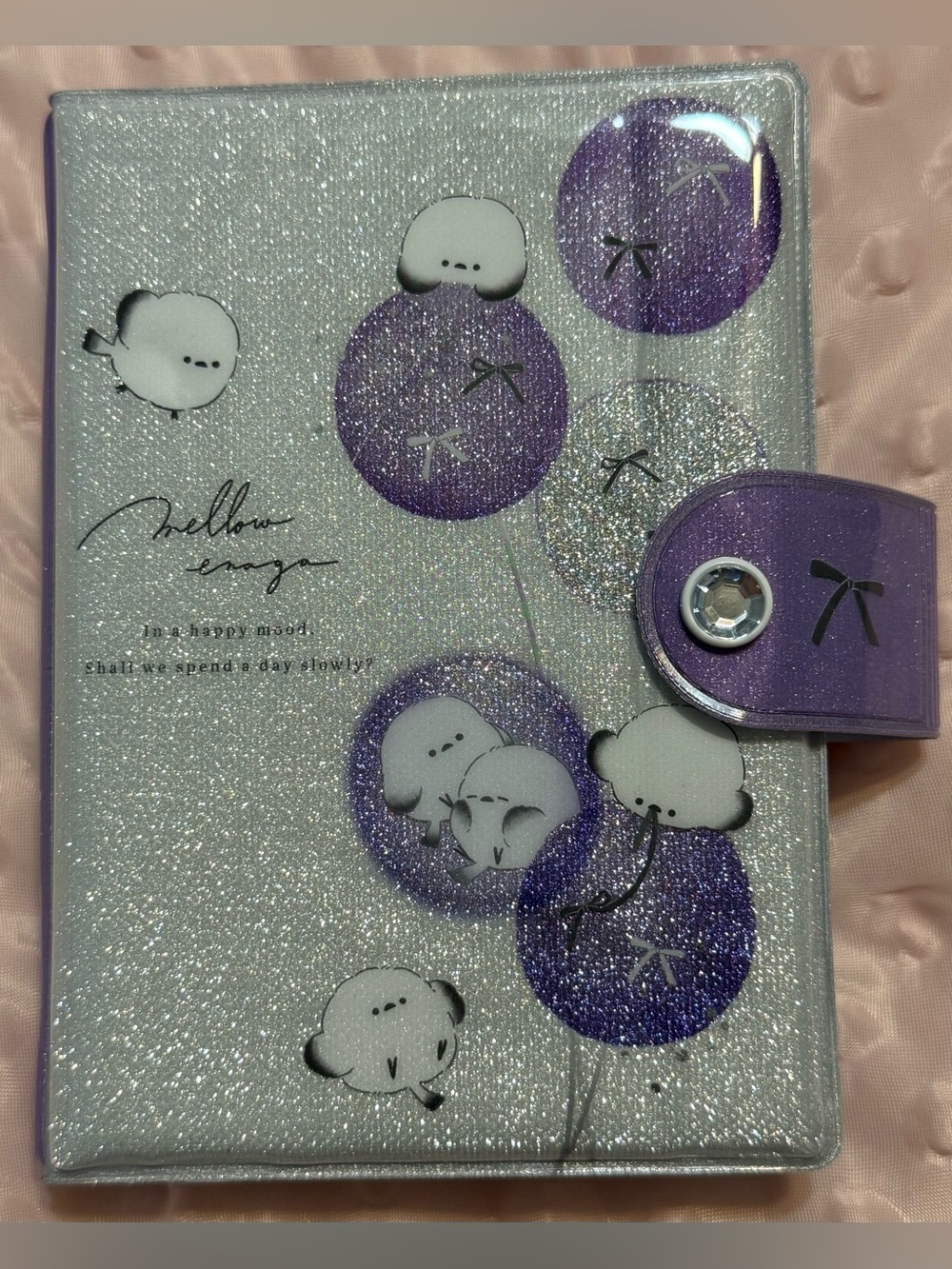 🆕 A7 Binder. This is a sparkly Kamio Japan Mellow Enaga Seal Binder